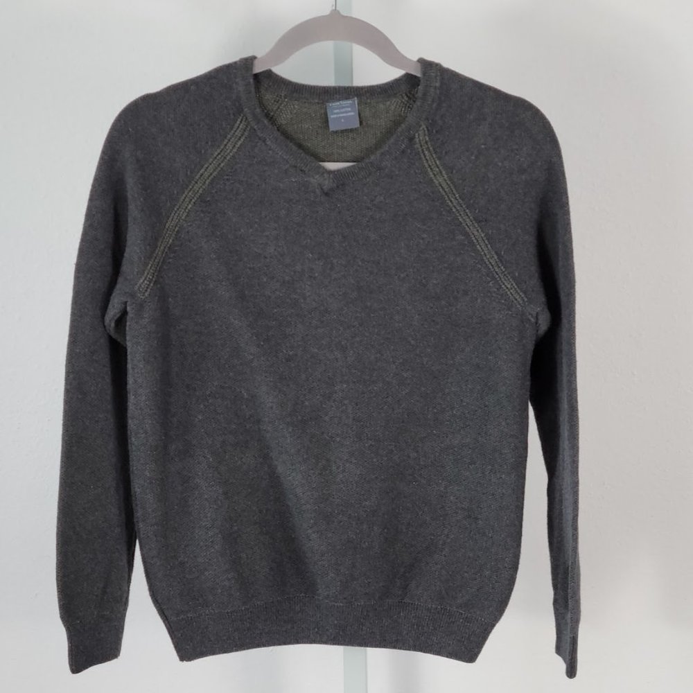 TAILOR VINTAGE pullover birdeye V-neck Sweater Sz S NEW - Picture 1 of 4
